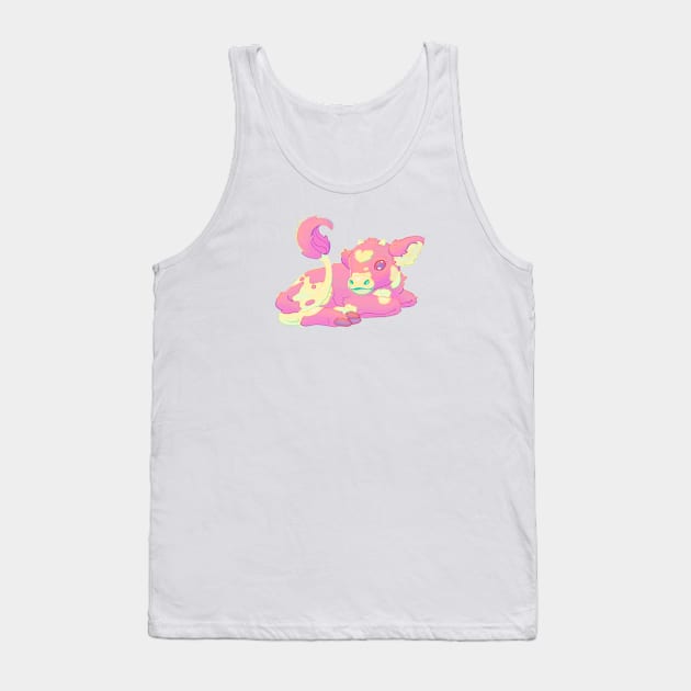 Pink Calf Tank Top by BubblegumGoat